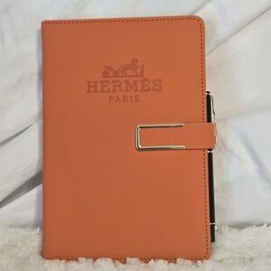 Hermes Orange Notebook